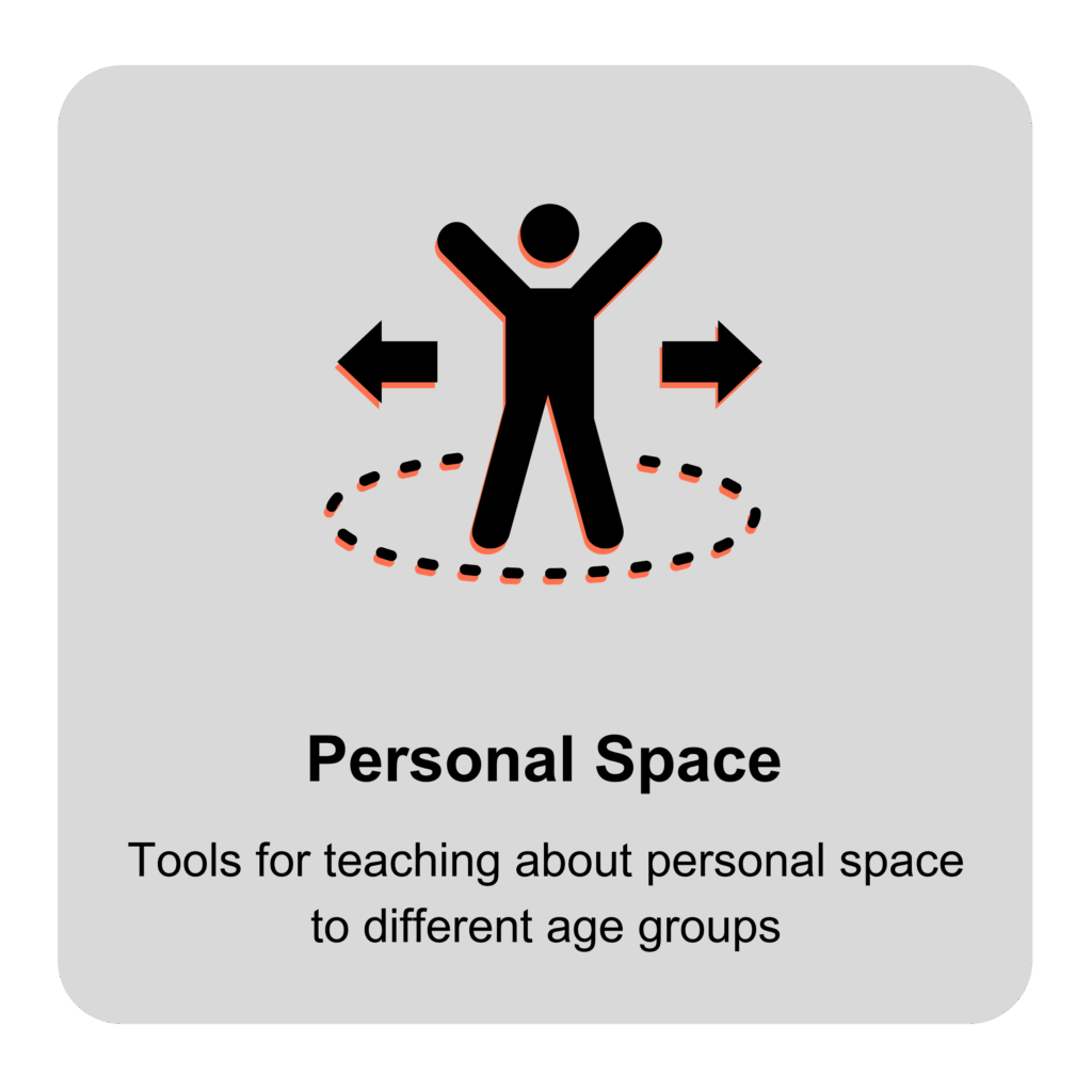 Personal Space
Tools for teaching about personal space to different age groups